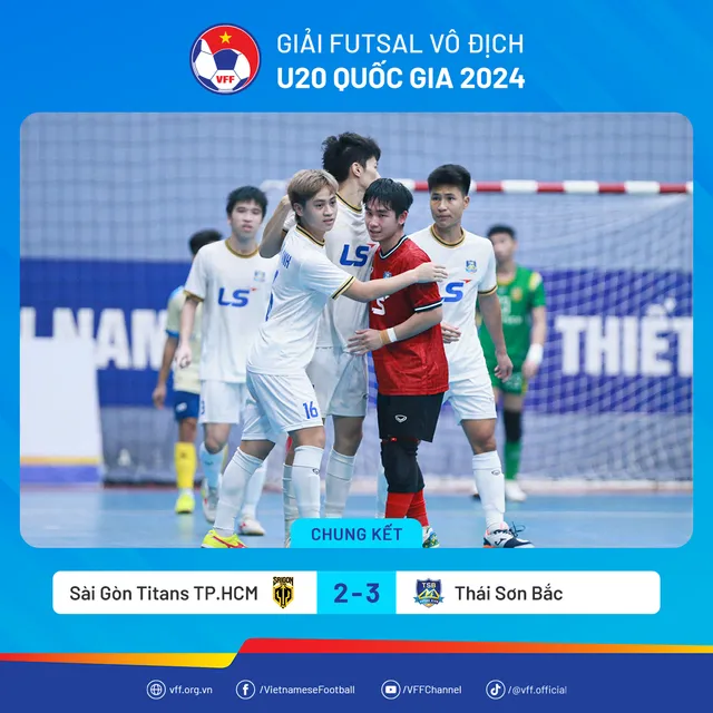 Chung kết Giải futsal vô địch U20 quốc gia 2024 | Thái Sơn Bắc lần đầu đăng quang - Ảnh 1.