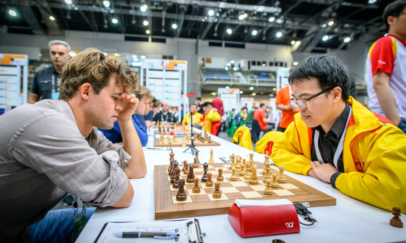 v6bet Lê Quang Liêm thua “Vua cờ” Magnus Carlsen, Việt Nam vẫn hòa Na Uy